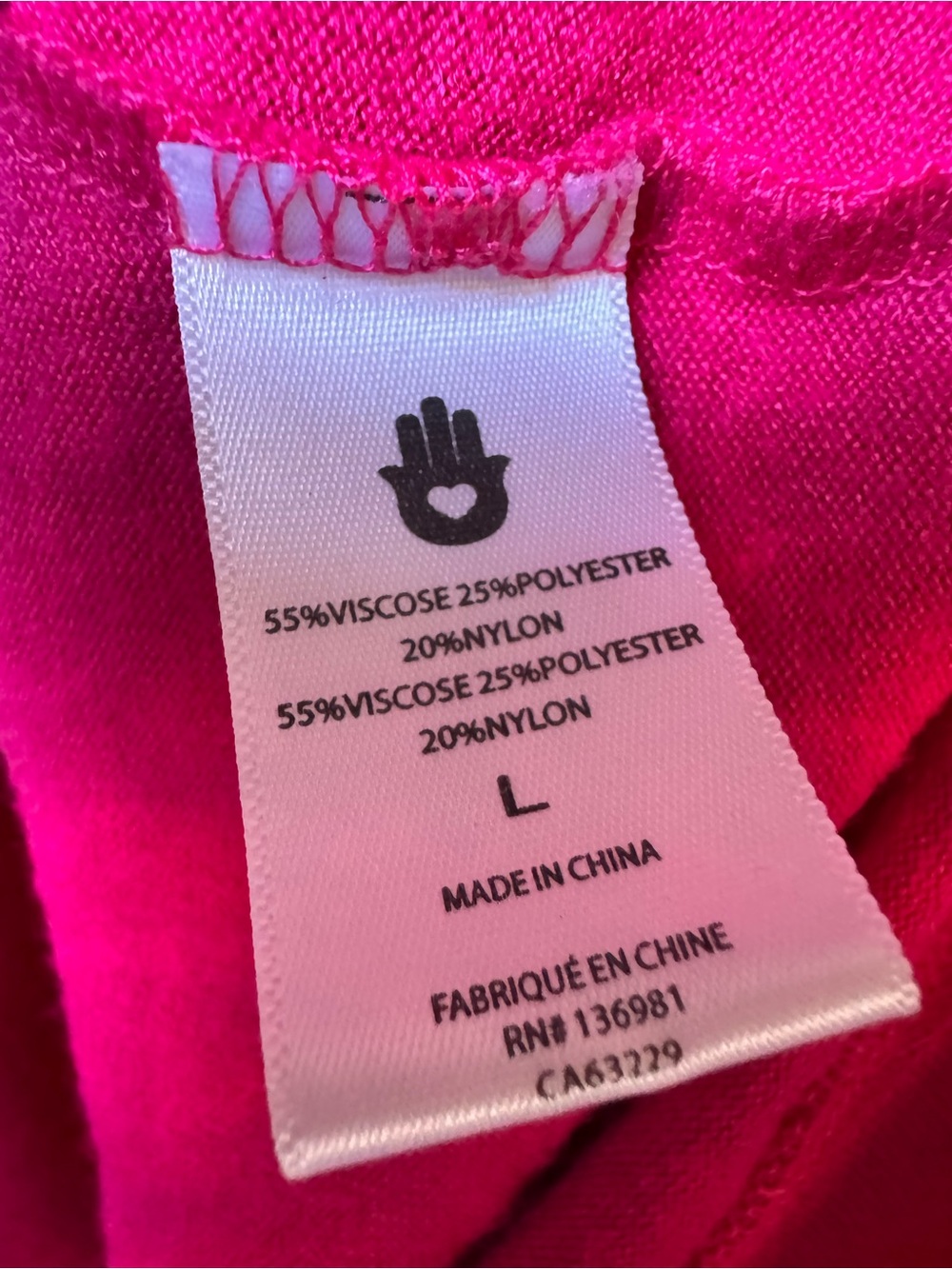 Spiritual Gangster Grateful Hot Pink Crewneck Pullover Sweater Sz L - Picture 5 of 5